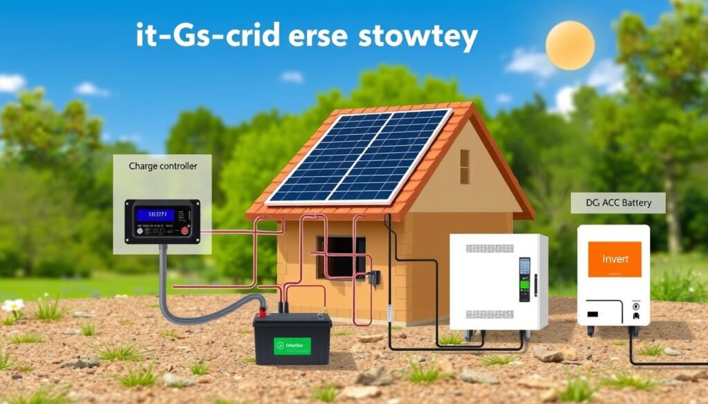 Componentes de um sistema off-grid