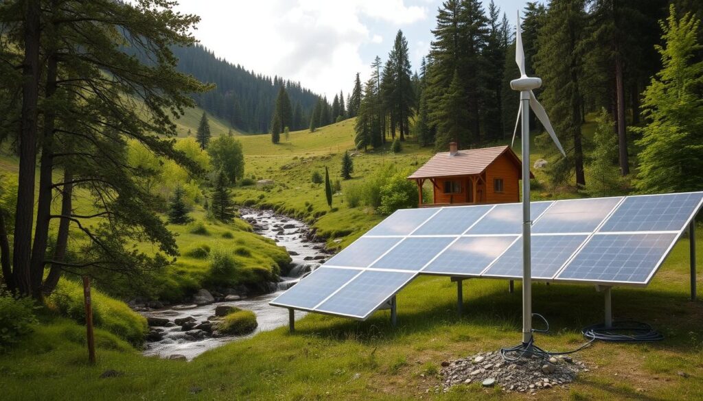 energia solar off grid como funciona para uma residência rural instalada