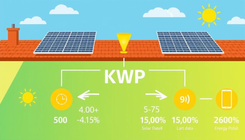 Cálculo de kWp em sistema solar